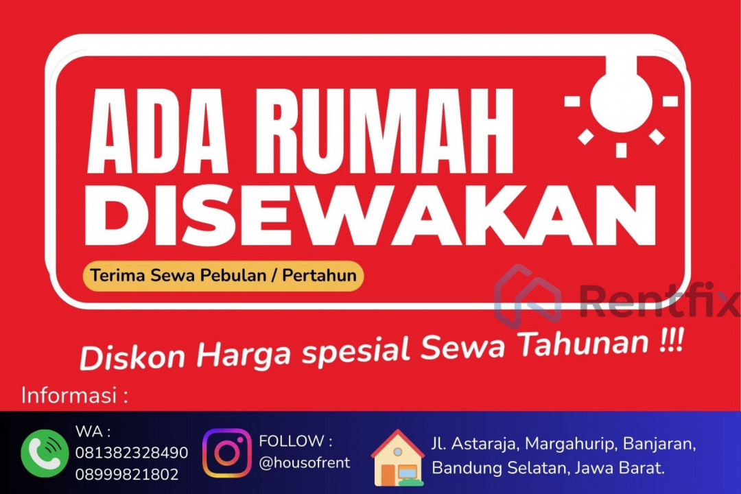 Denah Sewa Rumah di JL Astaraja, Desa Margahurip, Kecamatan Banjaran, Banjaran, Kabupaten Bandung - Rentfix